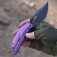 N� Artisan Cutlery Dark Wing Purple Titanium 1887G-BPU