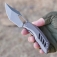 N� Artisan Cutlery Dark Wing Gray Titanium 1887G-GY