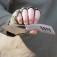 N� Artisan Cutlery Dark Wing Gray Titanium 1887G-GY