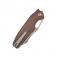 N� Kansept Knives Tenable Tuckamore Brown Micarta B1052A2