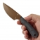 N� Kansept Knives Flank Black Micarta G006A3