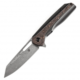 N Kansept Knives Shard Damascus Titanium K1006C2