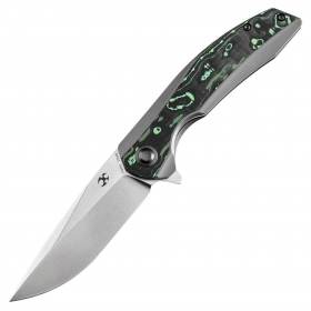 N Kansept Knives Accipiter Green Carbon Fiber K1007E1