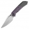 N Kansept Knives Fenrir Purple Micarta + Titanium K1034Z1