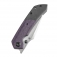 N Kansept Knives Fenrir Purple Micarta + Titanium K1034Z1