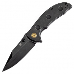 N Kansept Knives Rei Black Titanium K1061A1