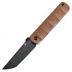 N Kansept Knives BTF Brown Micarta K1064A5