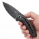 N Kansept Knives ODD 21 Blackwash Titanium K1077A1