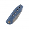 N� Kansept Knives Caveman Blue Titanium K1110A5