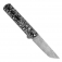 N Kansept Knives Foosa Damascus Black White K2020T1