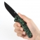 N Kansept Knives AGI Green Carbon + Titanium K2037A4