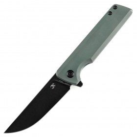 N Kansept Knives Anomaly Green Titanium K2038A4