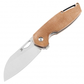 N Kansept Knives Model 6 Brown Micarta T1022A5