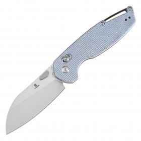 N Kansept Knives Model 6 Blue Micarta Crossbar T1022V6