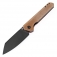 N Kansept Knives Bulldozer Brown Micarta T1028A1