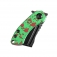 N Kansept Knives Mini Korvid Zombie Green Aluminum T3030P1