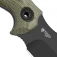 N� Kizer Sheepdog Survival Green Micarta 1105A4