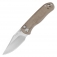 N� Kizer Vanguard Drop Bear 2 Brown Micarta V3619.2CC1