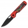 N Kizer Vanguard Mini Militaw Red G10 V3634SA2