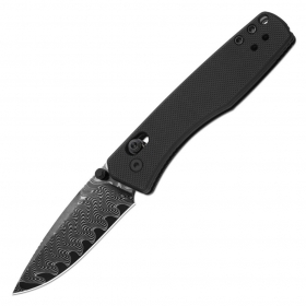 N� Kizer Vanguard Aegis Damascus Black G10 V3774A2