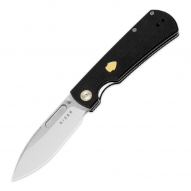 N Kizer Vanguard Retro Black G10 V4726A2