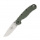 N Ontario RAT 1 Folder D2 Steel - OD Green Handle ON8867OD