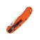 N Ontario RAT 1 Folder D2 Steel - Orange Handle 8867OR