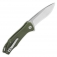 N QSP Knives Raven Green G10 QS122-B1