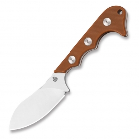 N QSP Knives Neckmuk Brown G10 QS125-B