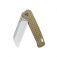 N QSP Knives Penguin Bronze Frag Titanium QS130-AFRG