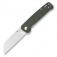 N QSP Knives Penguin Green Micarta QS130-C