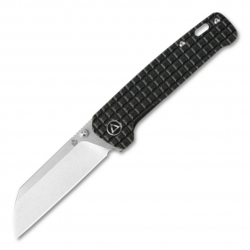 N QSP Knives Penguin Black Frag Titanium QS130-NFRG