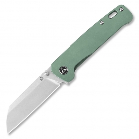 N QSP Knives Penguin Green Titanium QS130-X