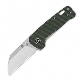 N QSP Knives Penguin Mini Green Micarta QS130XS-C