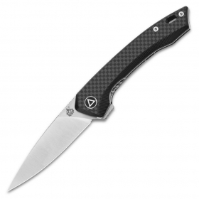 N QSP Knives Leopard Carbon Fiber QS135-A