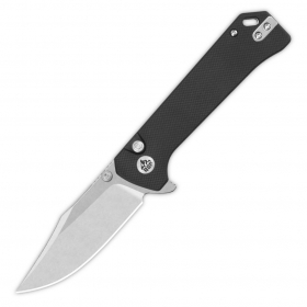 N QSP Knives Grebe Black G10 QS147-C1