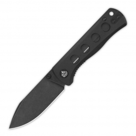 N QSP Knives Canary Black G10 Black Stonewash QS150-A2