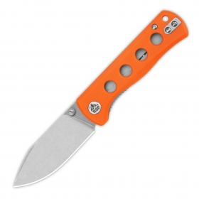 N QSP Knives Canary Orange G10 QS150-B1