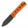 N QSP Knives Canary Orange G10 Black Stonewash QS150-B2