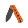 N QSP Knives Canary Orange G10 Black Stonewash QS150-B2