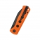 N QSP Knives Canary Orange G10 Black Stonewash QS150-B2