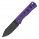 N QSP Knives Canary Purple G10 Black Stonewash QS150-D2