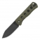 N QSP Knives Canary Olive Green G10 Black Stonewash QS150-F2