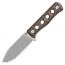 N QSP Knives Canary Dark Brown Micarta QS155-A1