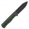 N QSP Knives Canary Green Micarta Black Blade QS155-C2