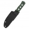 N QSP Knives Canary Green Micarta Black Blade QS155-C2