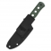 N QSP Knives Canary Green Micarta Black Blade QS155-C2