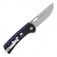 N QSP Knives Unicorn Black/Purple G10 QS156-B1