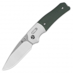 N QSP Knives Vault Green Micarta QS157-B1