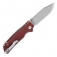 N QSP Knives Kali Dark Red G10 QS159-A1